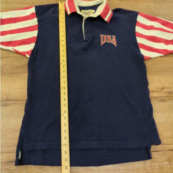 VTG Dehen Ford USA Men's Medium / Large Button Up Shirt Colorblock America Y2K - Picture 10 of 12